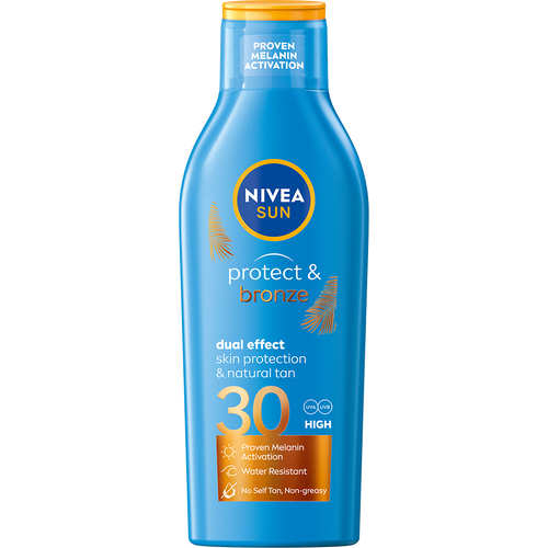 NIVEA SUN protect & bronze losion za sunčanje SPF 30 200 ml slika 1