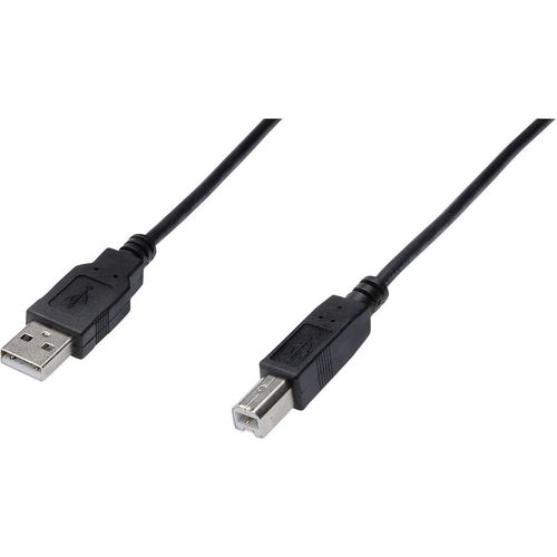 Digitus USB kabel USB 2.0 USB-A utikač, USB-B utikač 3.00 m crna  AK-300105-030-S slika 3