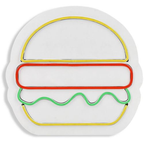 Wallity Zidna dekoracije svijetleća HAMBY, Hamburger - Multicolor slika 15