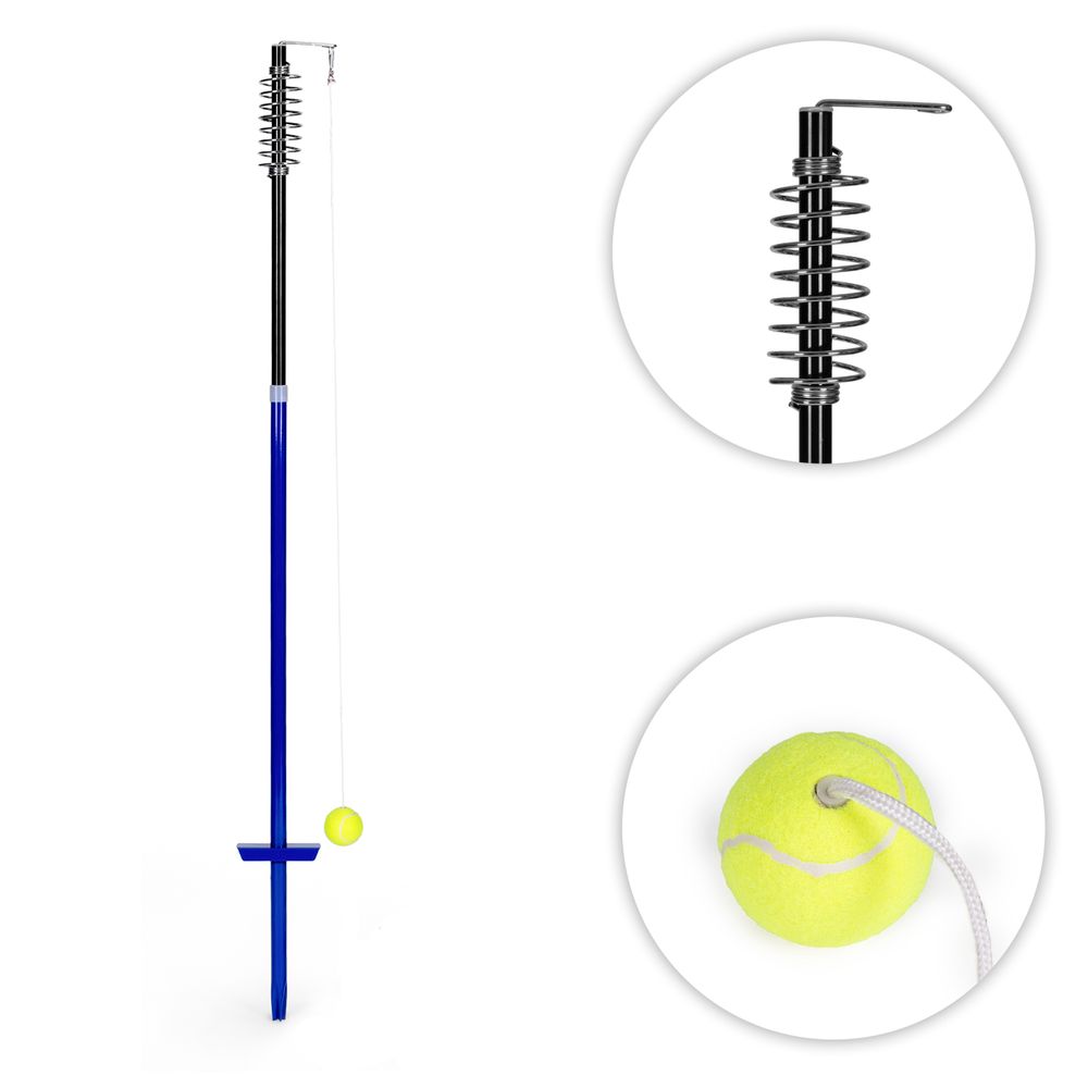 MOVEPRO Speedball (turnball) teniski set na užetu sa stupom, s 2 reketa i loptom slika 5