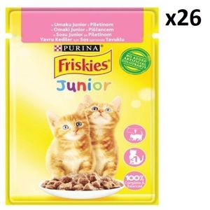 Friskies Junior mokra hrana za mačke Piletina 26x85g XXL