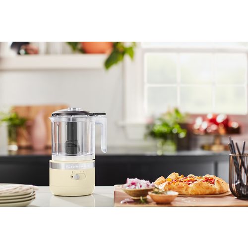 KitchenAid bežična sjeckalica almond cream 5KFCB519EAC slika 5