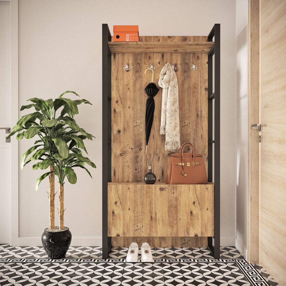 Ml13-A Atlantic Pine Hall Stand slika 2