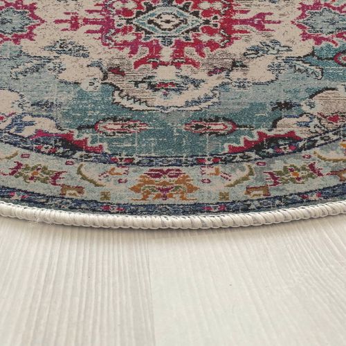 TANKI Tepih WOOPAMUK495 Turquoise Rug (120 x 120) slika 3