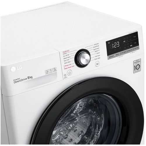 LG F4WV308S6U Samostojeća veš mašina, 8 kg, 1400 rpm, Inverter DirectDrive motor, Dubina 56.5 cm slika 3