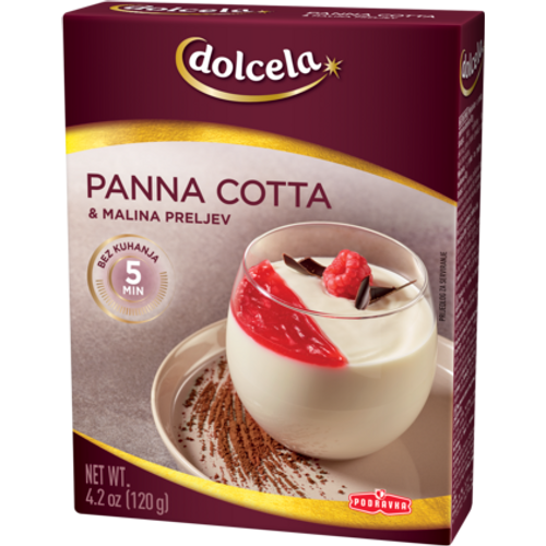 Dolcela Panna cotta i malina preljev 120 g slika 1