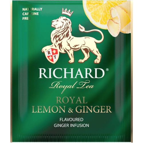 RICHARD Royal Lemon & Ginger – Biljni čaj od đumbira, limuna i šipurka 25 x 1,5g 111372 slika 2