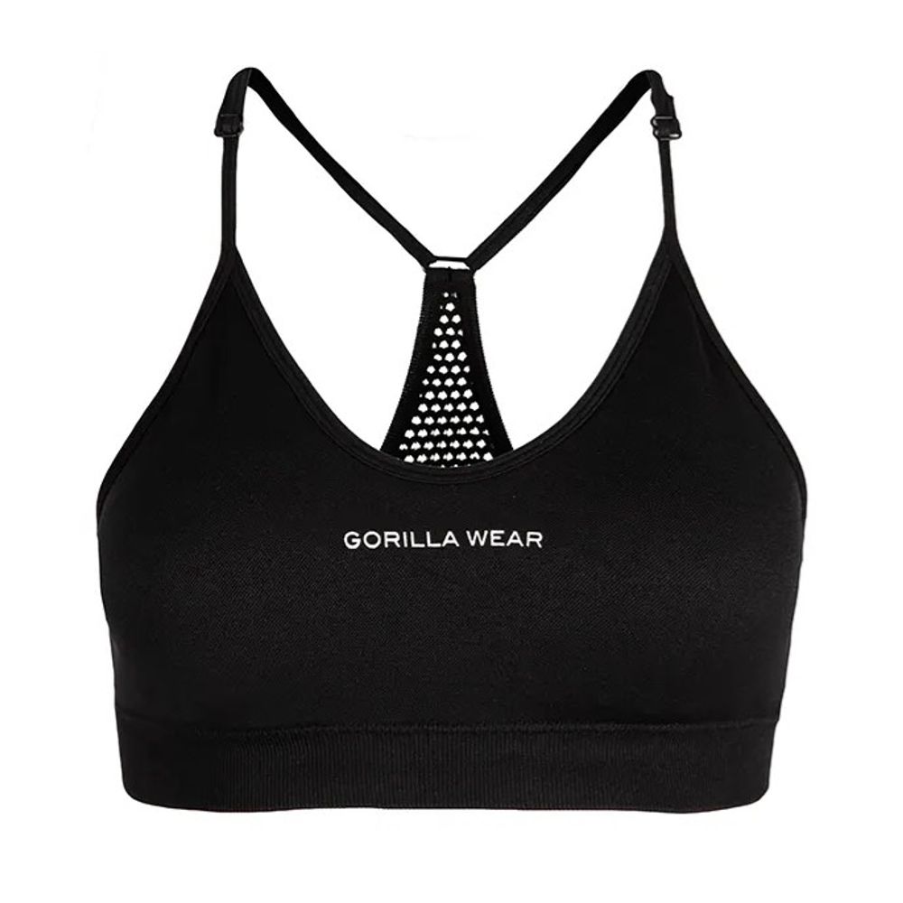Gorilla Wear QUINCY Bešavni sportski top, Crni slika 7