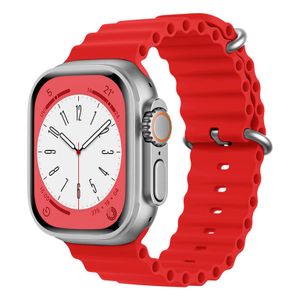 Smart Watch Ocean Strap 44/45/49mm Red