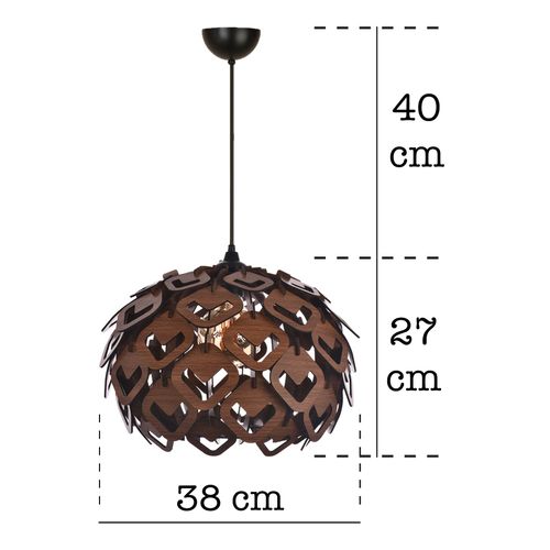 UAV008 Walnut Chandelier slika 3