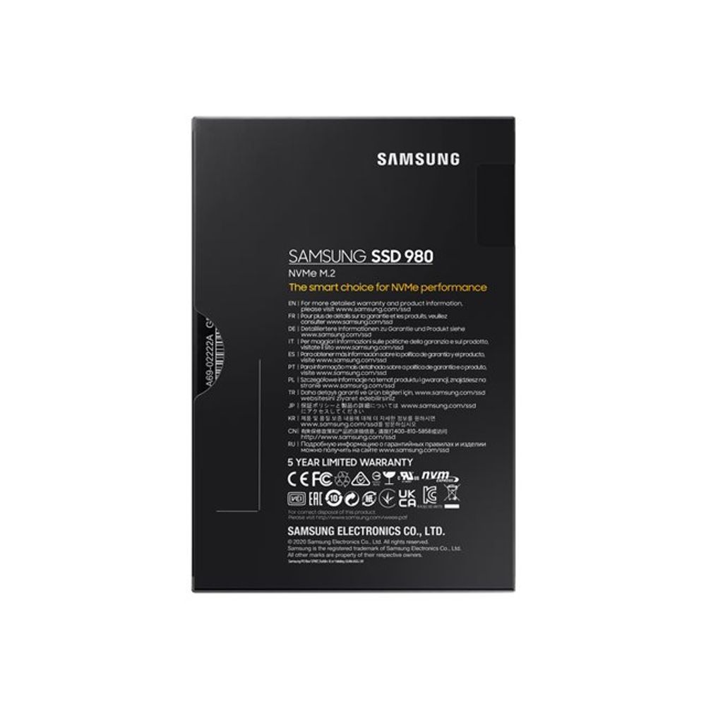SAMSUNG SSD 980 500GB M.2 NVMe PCIe MZ-V8V500BW slika 1