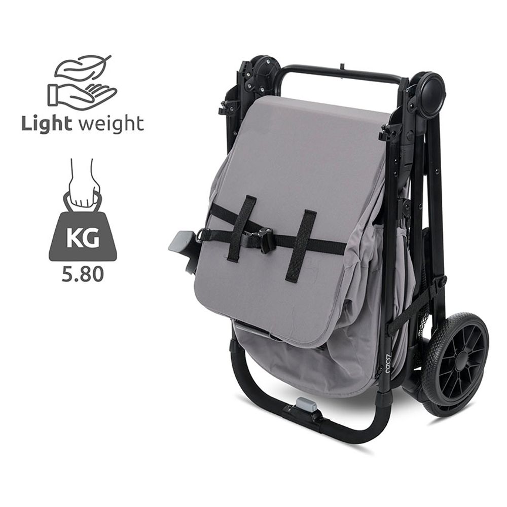 Lorelli Zozu kišobran kolica, Black slika 8