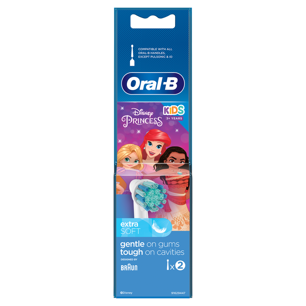 Oral-B Zamjenska glava za četkicu EB10 - 2 komada Princess/Cars/Mickey slika 1