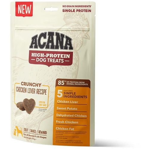 ACANA Crunchy Piletina, poslastica za pse, 100 g - KRATAK ROK slika 1