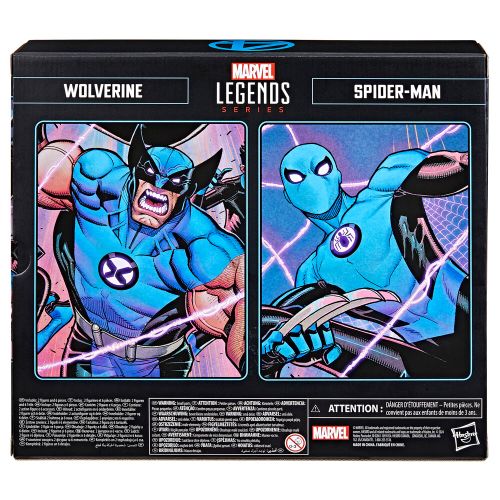 Hasbro Marvel Fantastic four Wolverine Spiderman pack 2 figures 15cm slika 9