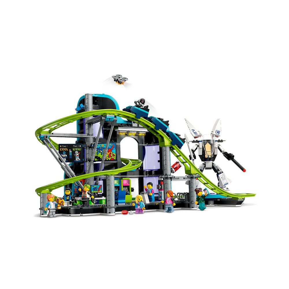LEGO 60421 Rollercoaster park Robotski svijet slika 6