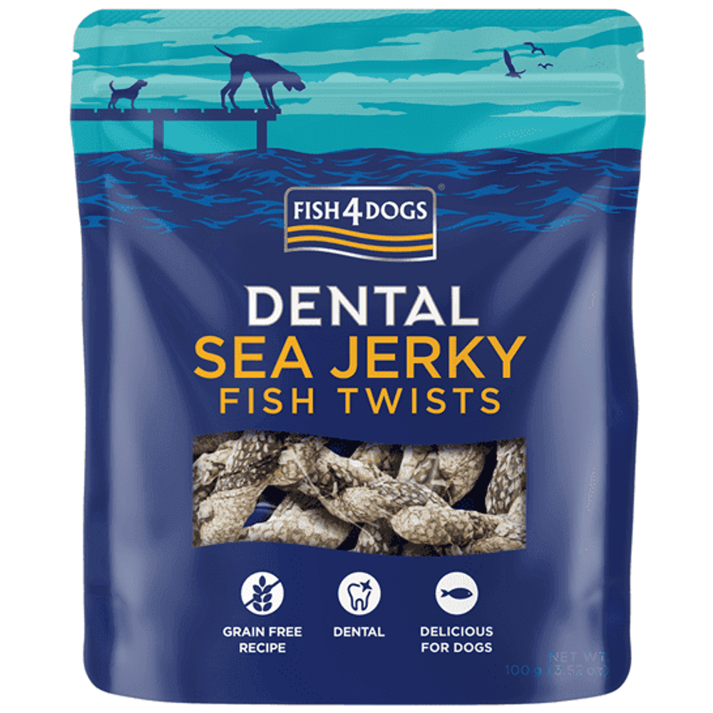 Fish4Dogs DENTAL poslastice Fish Twists 500g slika 1