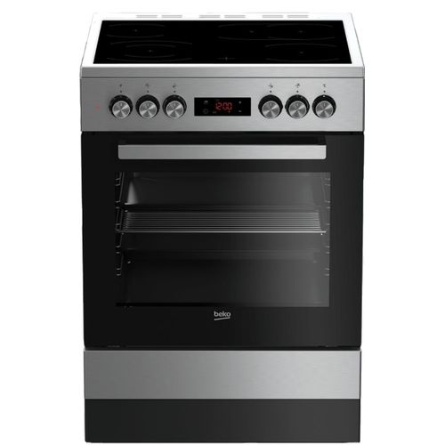 Beko FSM67320GXS Staklokeramički šporet, Multisistemska rerna, Širina 60 cm, Inox slika 5