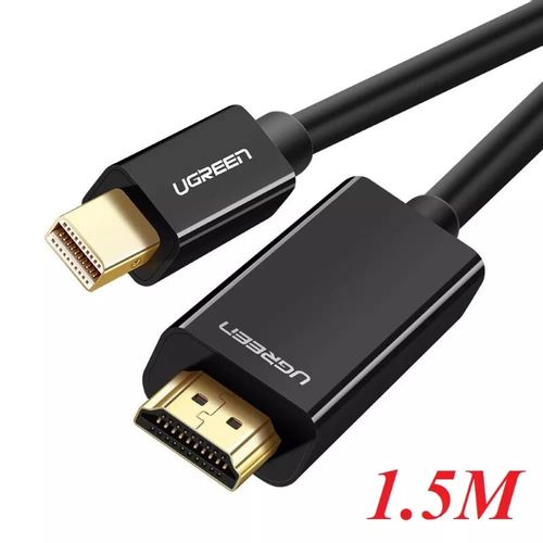 Kabel UGREEN Mini DP (M) to HDMI, 4K, 1.5m, crni slika 1