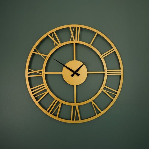 Wallity Ukrasni metalni zidni sat Roman Metal Wall Clock - APS035 slika 3