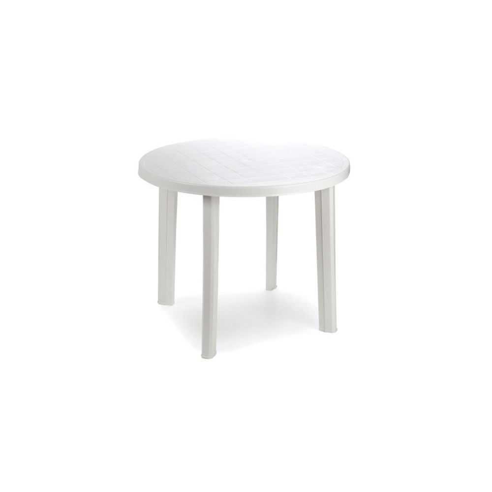 Baštenski sto plastični 90 x 90 x 72cm Tondo beli slika 1