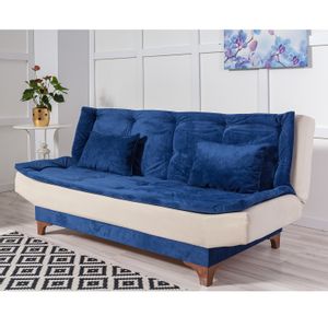Kelebek - Dark Blue, Cream Dark Blue
Cream 3-Seat Sofa-Bed