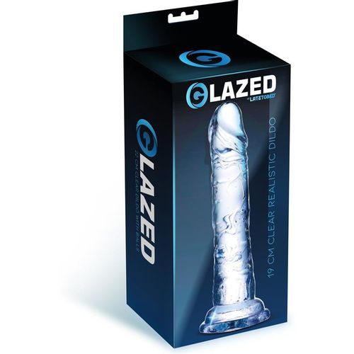 Glazed realistični prozirni dildo 19cm ili 21,5cm slika 2