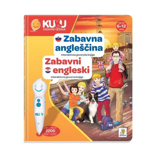 Interaktivna Kuku olovka sa knjigom - Zabavni engleski  slika 6