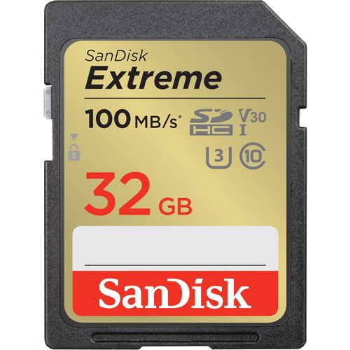 SanDisk Extreme PLUS SDHC memorijska kartica od 32GB, 100MB/s čitanje i 60MB/s pisanje, UHS-I, Class 10, U3, V30 slika 3