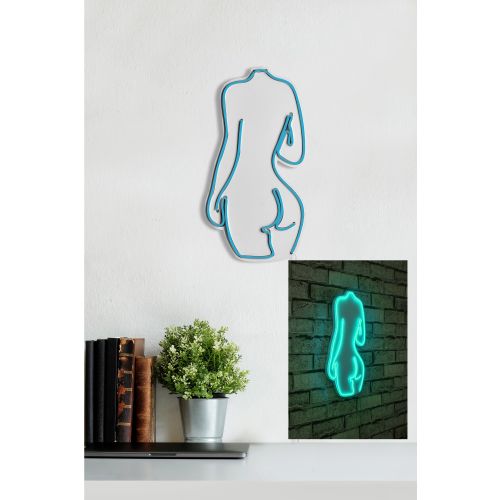 Wallity Ukrasna plastična LED rasvjeta, Sexy Woman - Blue slika 2