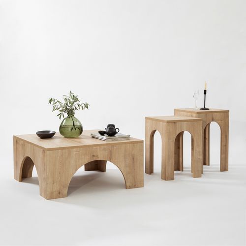 Collesium 2 - Oak Oak Coffee Table Set slika 6