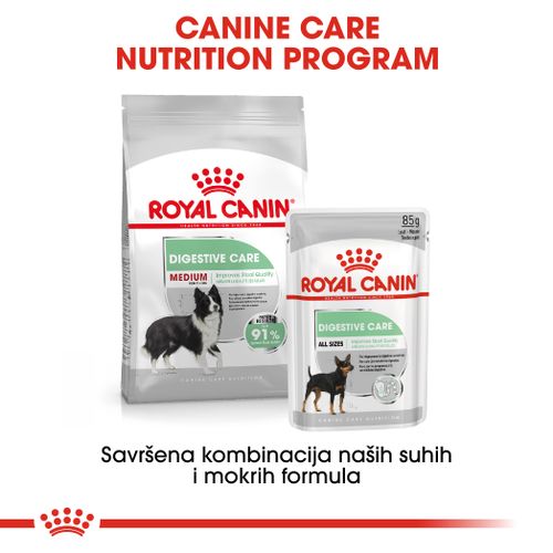 ROYAL CANIN CCN Medium Digestive, potpuna hrana za odrasle i starije pse srednje velikih pasmina (od 11 do 25 kg) - Stariji od 12 mjeseci - Psi skloni probavnim osjetljivostima, 3 kg slika 3