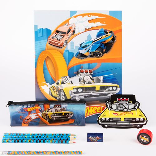 Hot Wheels školski pribor set 11 delova slika 2