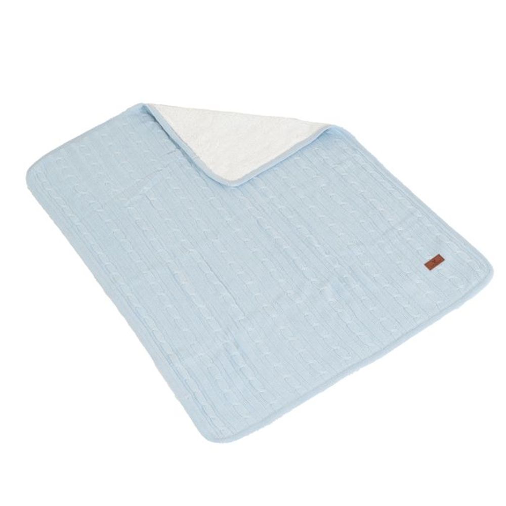Cangaroo Dekica za bebe Sherpy 75x100cm, Blue slika 3