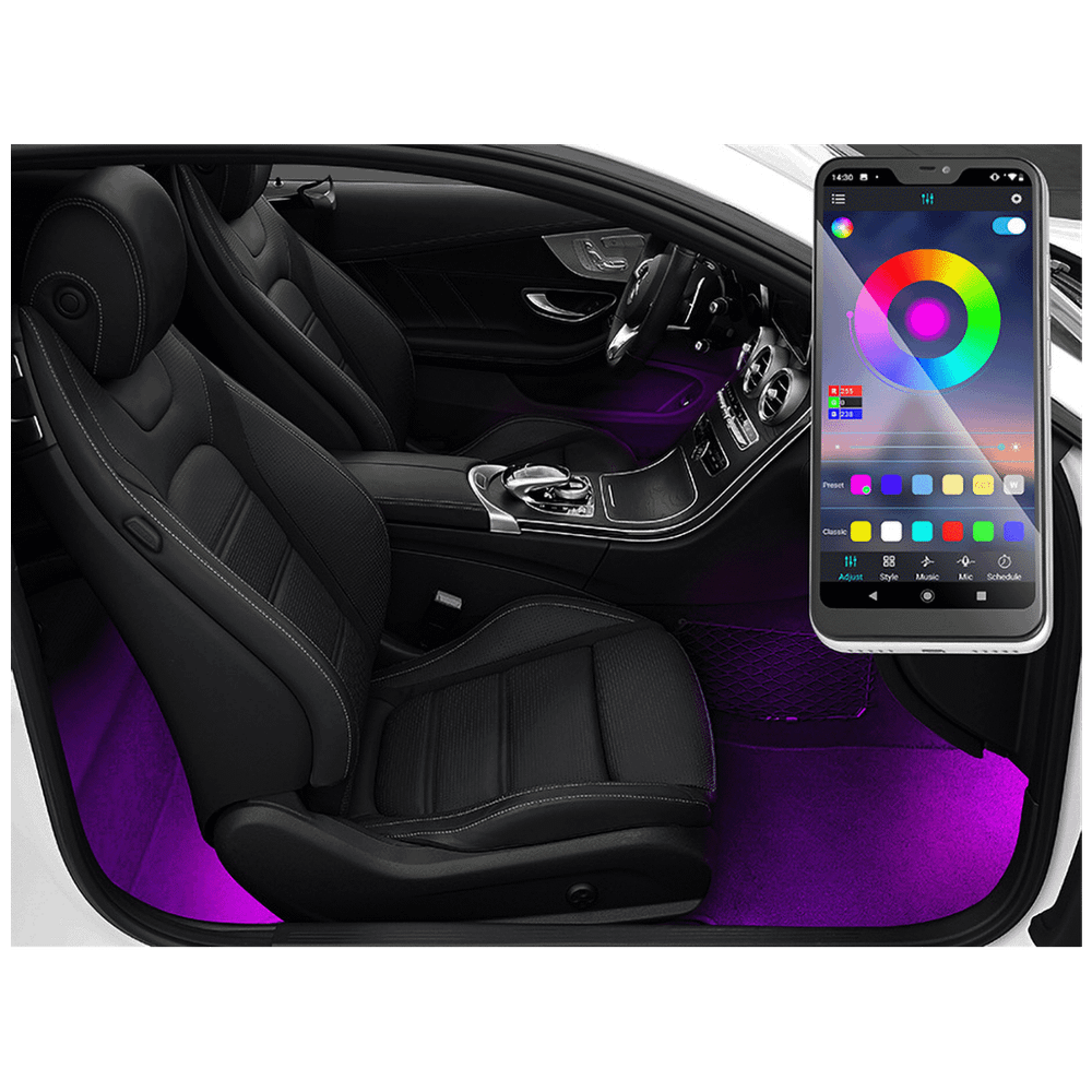 Tracer RGB LED svjetlo za automobil, Bluetooth - RGB CAR LIGHTING slika 2