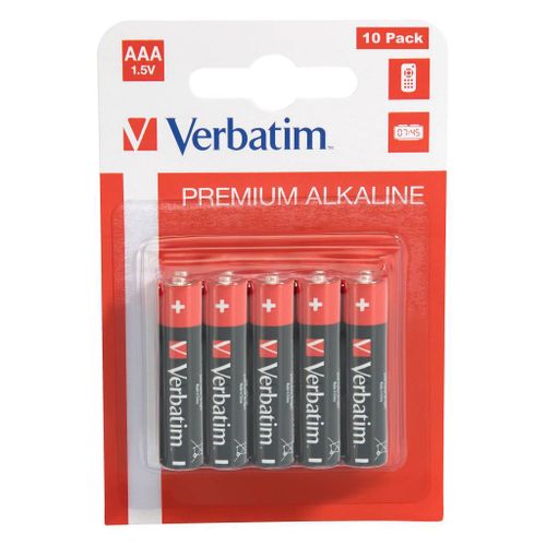 Baterije Verbatim #49874 alkalne AAA 1,5V, 10/1 slika 1