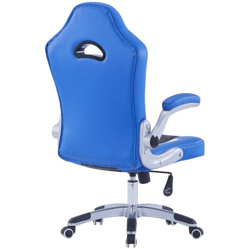 Igraća stolica od umjetne kože plava slika 4