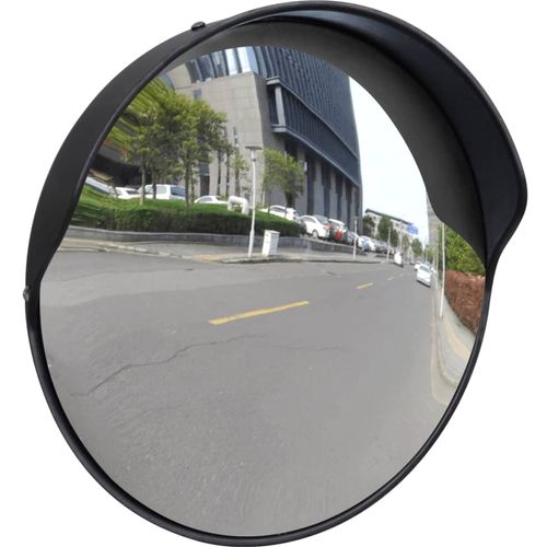 Konveksno vanjsko prometno ogledalo od PC plastike crno 30 cm slika 22