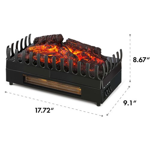 Klarstein Kamini FX električni kamin, Crna slika 13