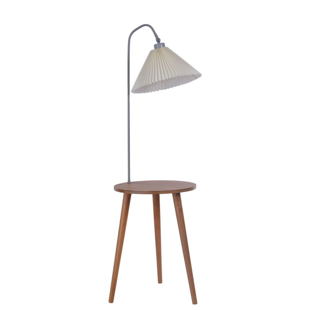 Opviq Podna lampa 760, krem, siva, bukva slika 2