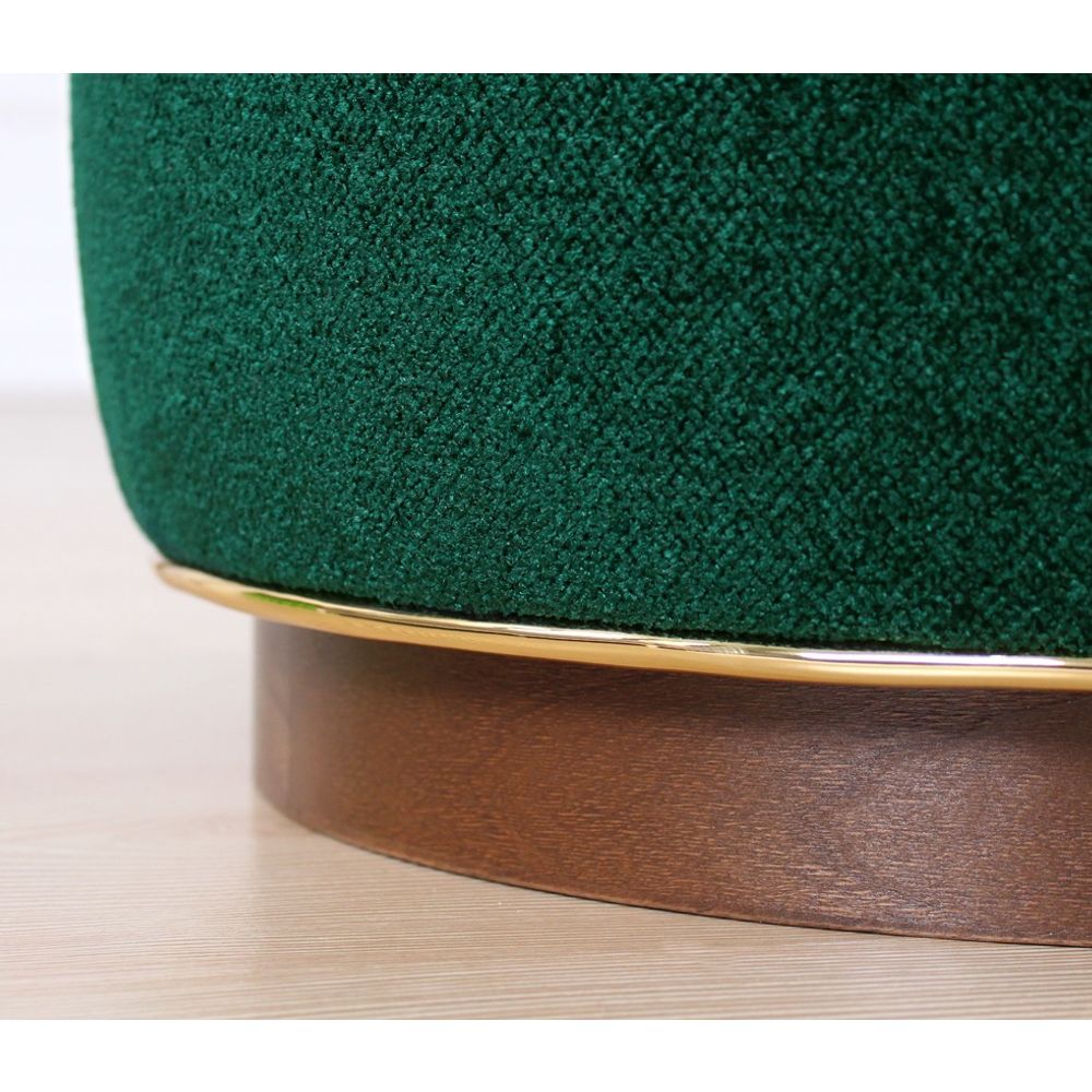 Zeone - Tamnozelena Pouf slika 2