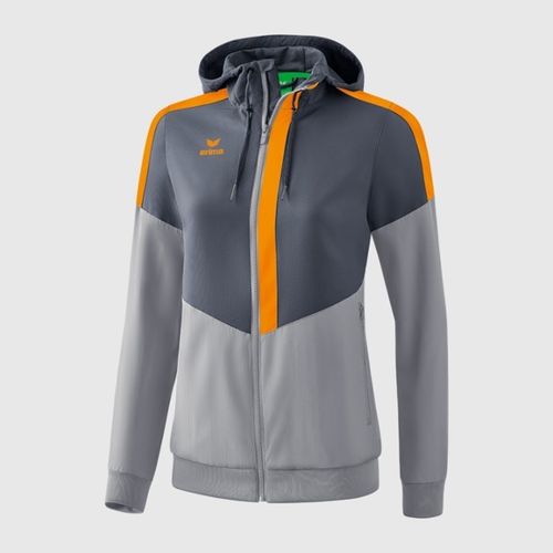 Ženska Trenirka Erima Squad u Bojama Slate Grey/Monument Grey/New Orange slika 1