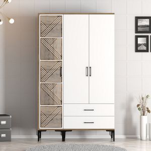 Kumsal PT - Walnut, White Walnut
White Wardrobe