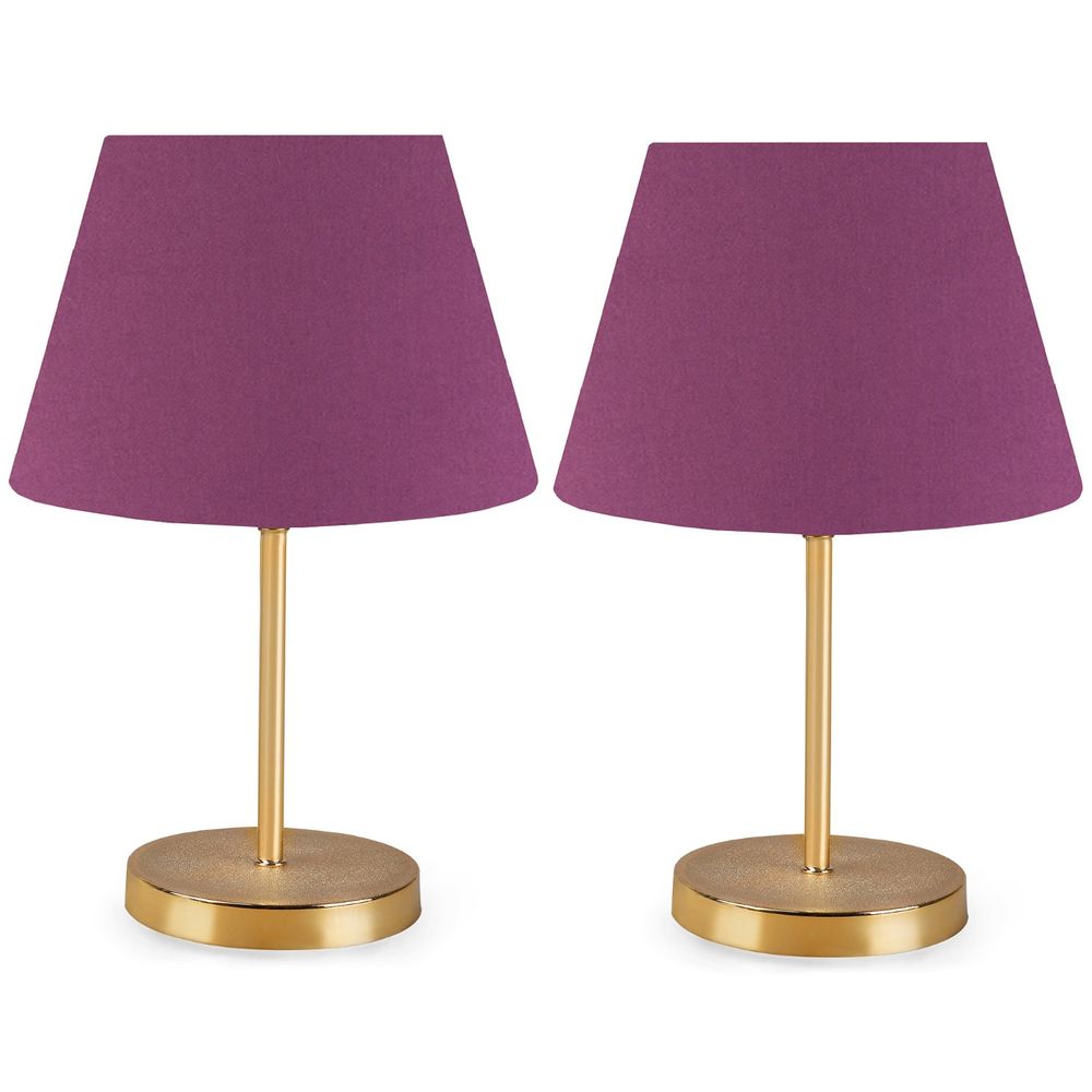 AYD - 2476 Ljubičasta Lampa za Sto (Set od 2 Komada) slika 1