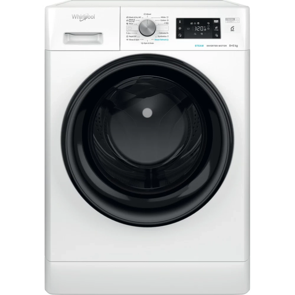 WHIRLPOOL Veš mašina + sušilica FFWDB 864349 BV, 8 / 6 kg slika 1