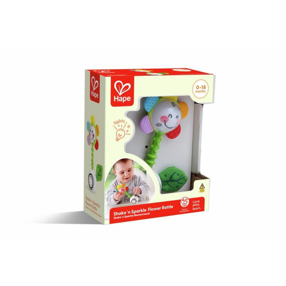 Hape Svjetleća zvečka Shake 'n Sparkle Flower slika 4