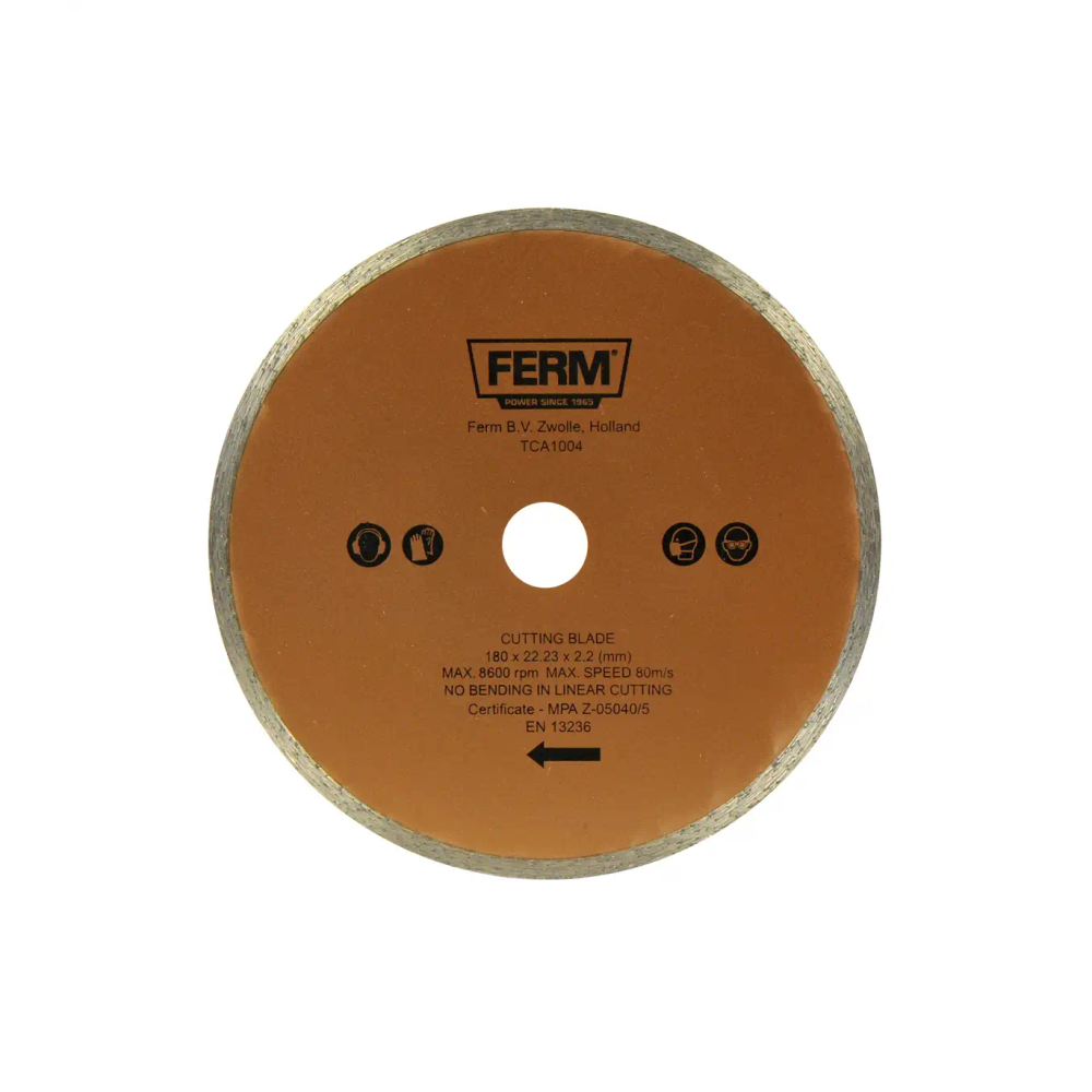 Ferm - Dijamantna Ploča 180 mm za TCM1010 i TCA1004 slika 1