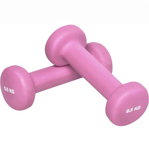 Set bučica za aerobik (2 x 0,5 kg / Roze) slika 2