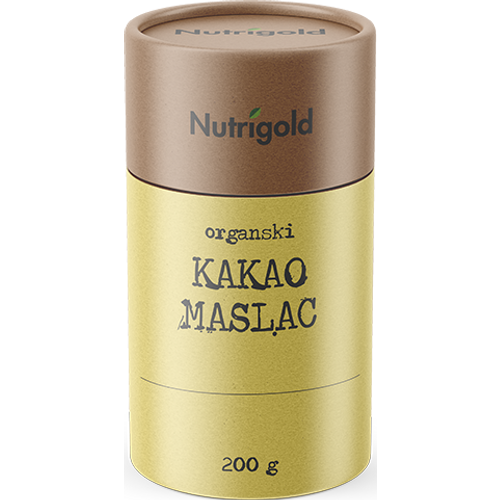 Nutrigold Kakao maslac - Organski 200g  slika 1