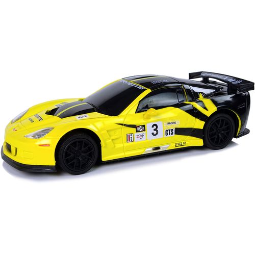 Sportski auto na daljinsko upravljanje Corvette C6.R žuti slika 2